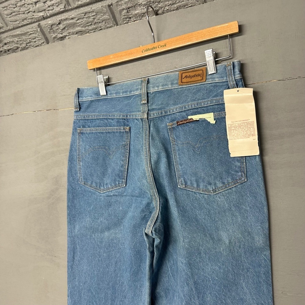 Ridgefield Men Jeans 33x36 Blue Cotton Trim‎ Cut Denim Pants